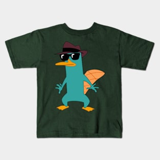 Cool Agent P Kids T-Shirt